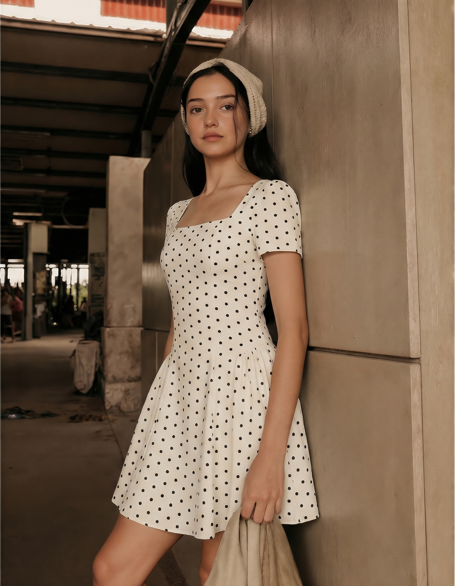 Dress on AI model